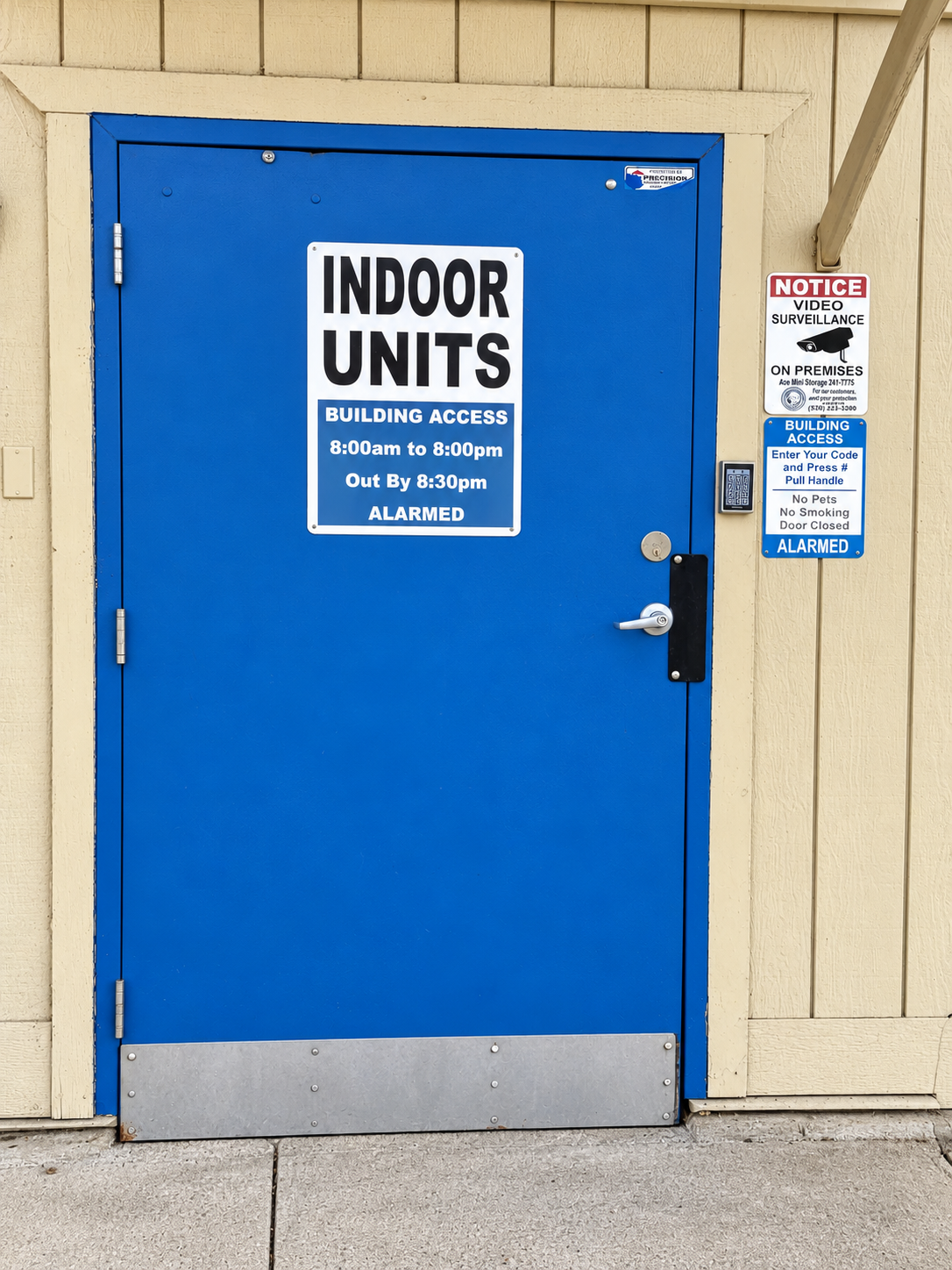 Interior unit entrance ace mini storage reddingstorage.com